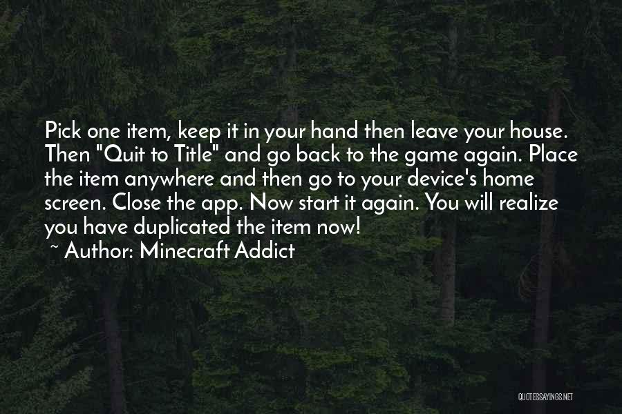 All Minecraft Title Quotes By Minecraft Addict