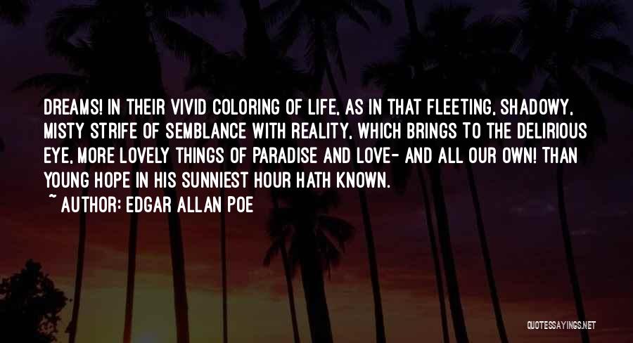 All Misty Quotes By Edgar Allan Poe