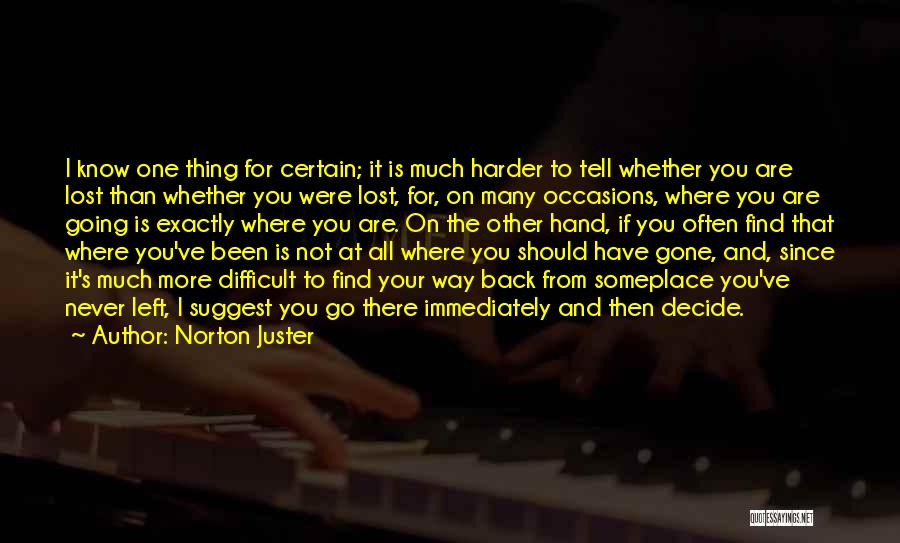 All Occasions Quotes By Norton Juster