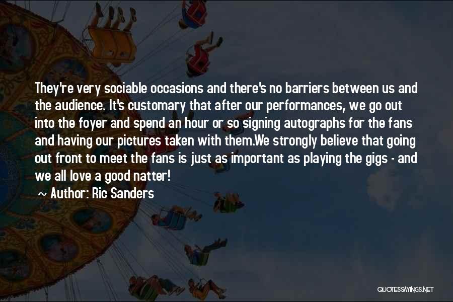 All Occasions Quotes By Ric Sanders