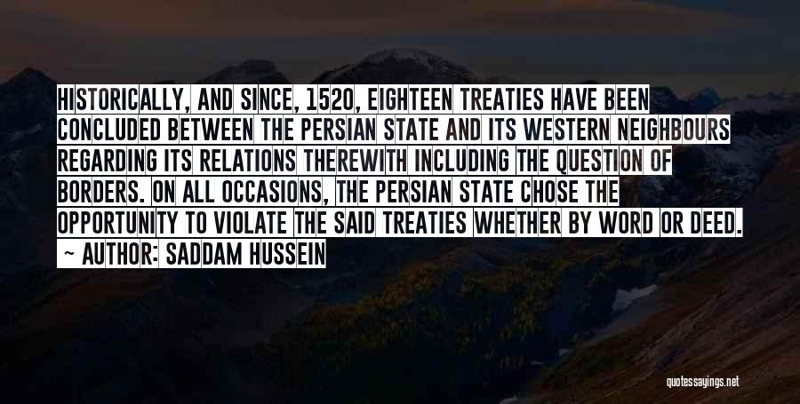 All Occasions Quotes By Saddam Hussein