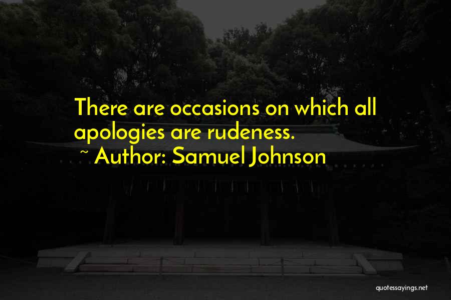 All Occasions Quotes By Samuel Johnson