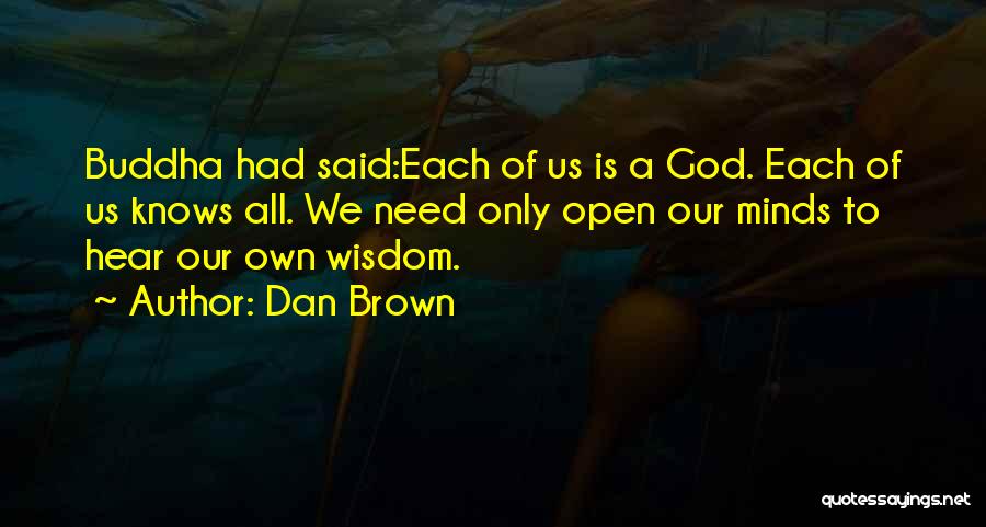 All Of Buddha's Quotes By Dan Brown
