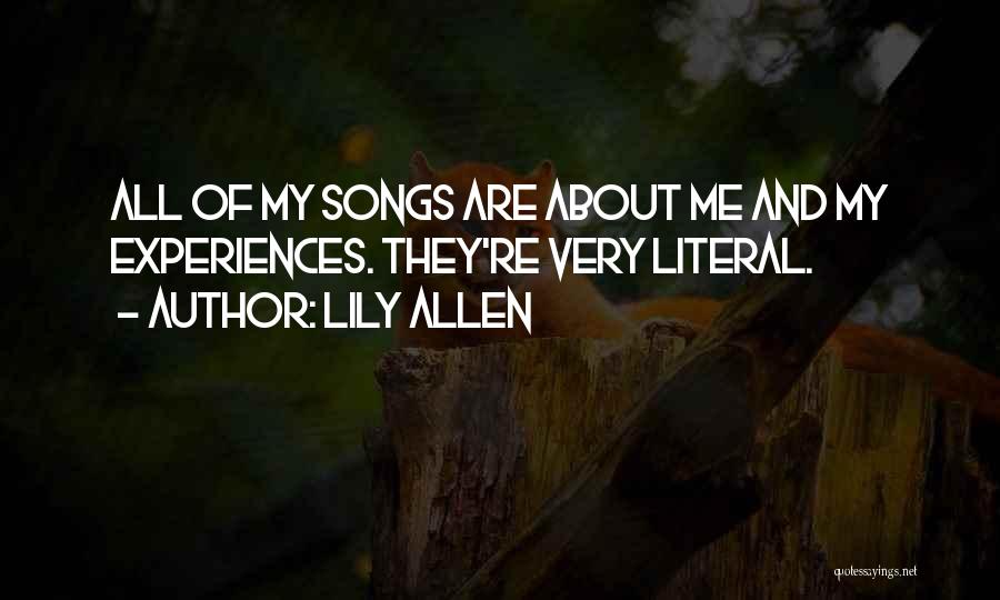 All Of Me Song Quotes By Lily Allen