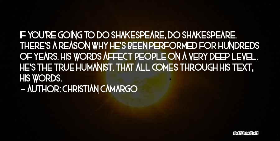 All Of Shakespeare's Quotes By Christian Camargo