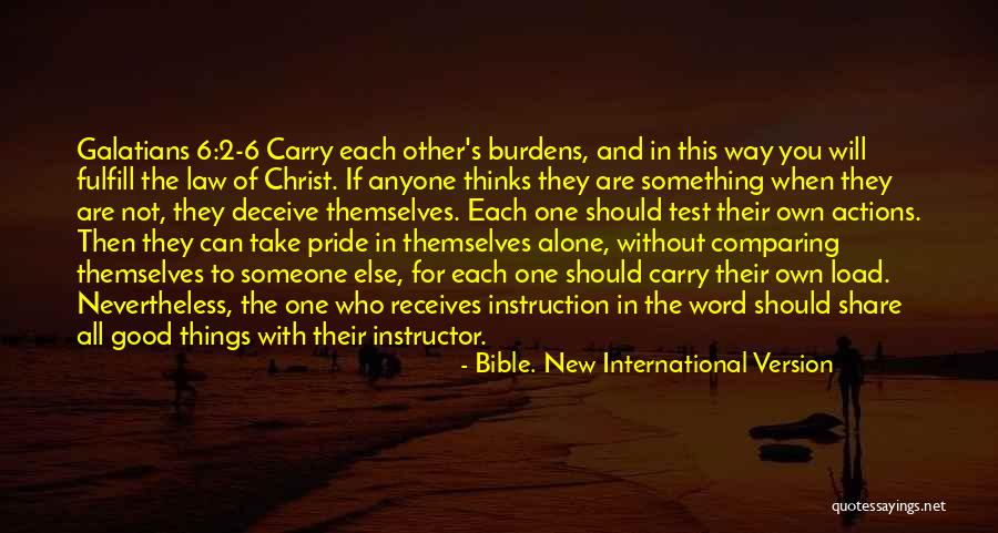 All One Way Quotes By Bible. New International Version All One Way Quotes By Bible. New International Version