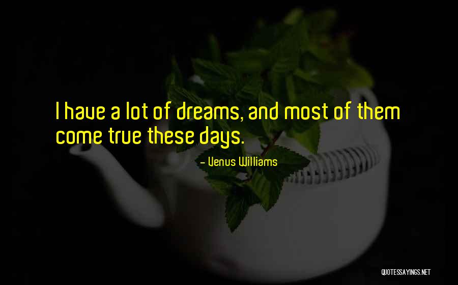 All Our Dreams Can Come True Quotes By Venus Williams All Our Dreams Can Come True Quotes By Venus Williams