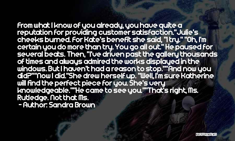 All Out Smile Quotes By Sandra Brown