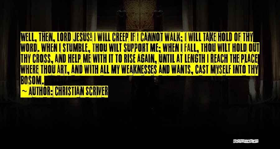 All Out Support Quotes By Christian Scriver