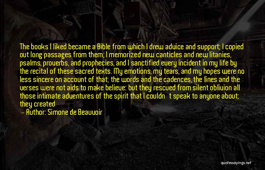 All Out Support Quotes By Simone De Beauvoir