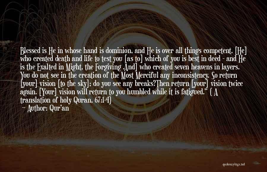 All Over Creation Quotes By Qur'an