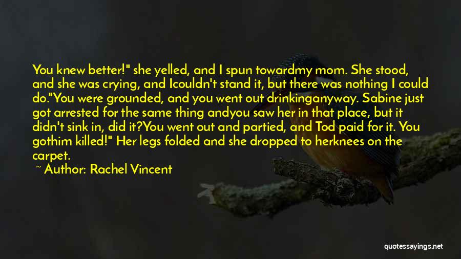 All Partied Out Quotes By Rachel Vincent