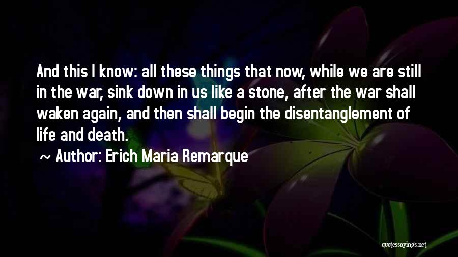 All Quiet On The Western Front Quotes By Erich Maria Remarque