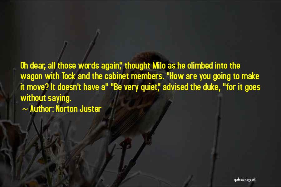 All Quiet Quotes By Norton Juster