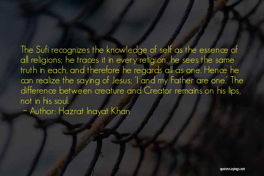 All Religions Are One Quotes By Hazrat Inayat Khan