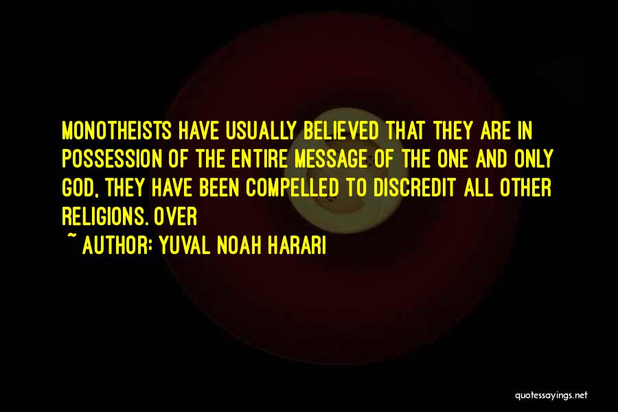 All Religions Are One Quotes By Yuval Noah Harari