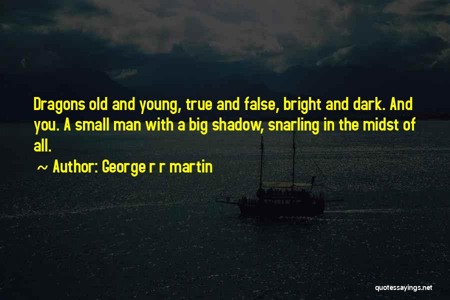 All Shadow Man Quotes By George R R Martin
