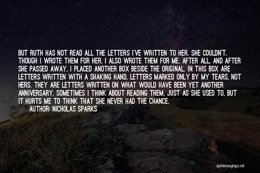 All She Wrote Quotes By Nicholas Sparks