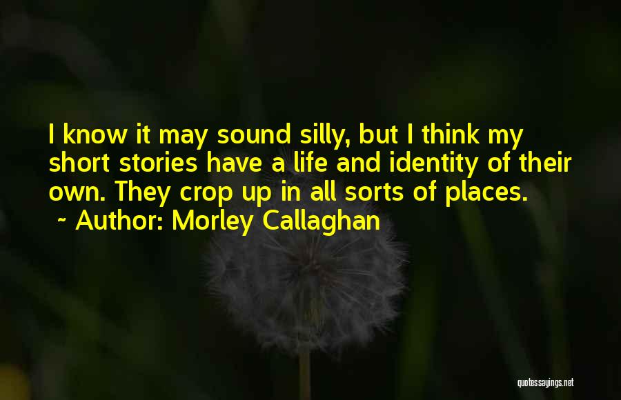 All Sorts Of Short Quotes By Morley Callaghan