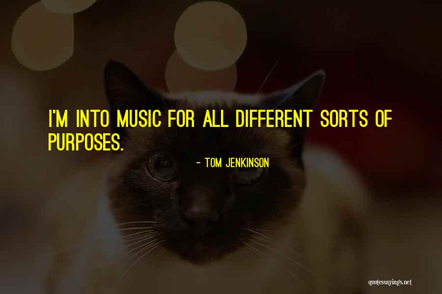 All Sorts Quotes By Tom Jenkinson