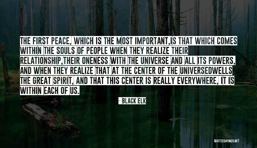 All Souls Important Quotes By Black Elk