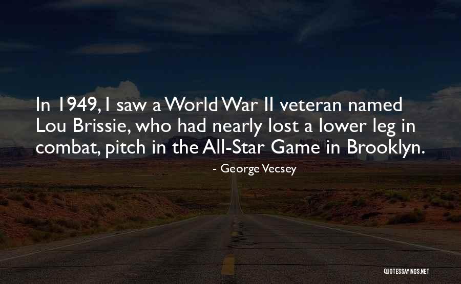 All Star Game Quotes By George Vecsey