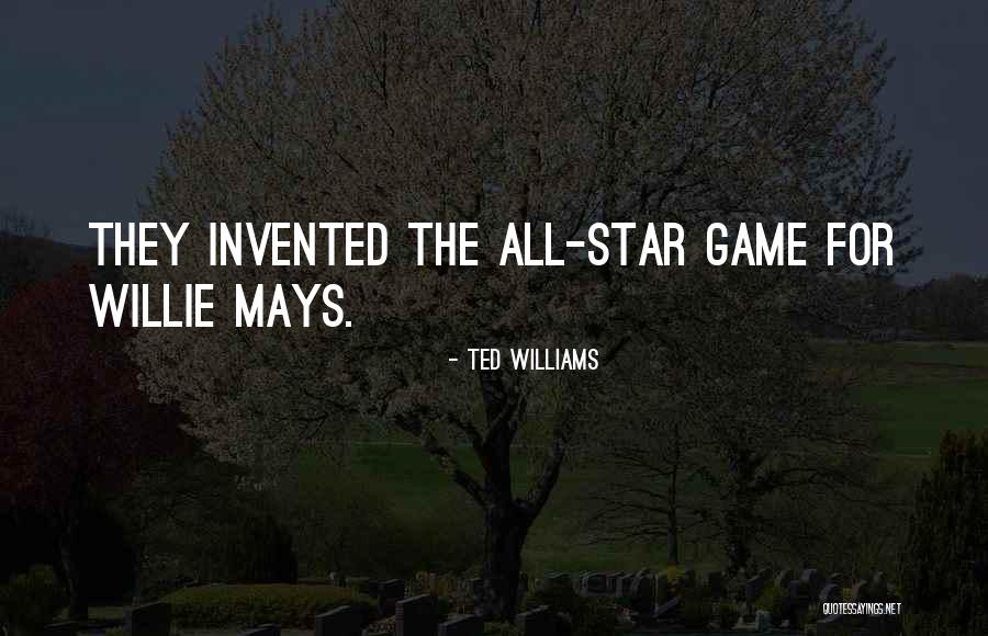 All Star Game Quotes By Ted Williams