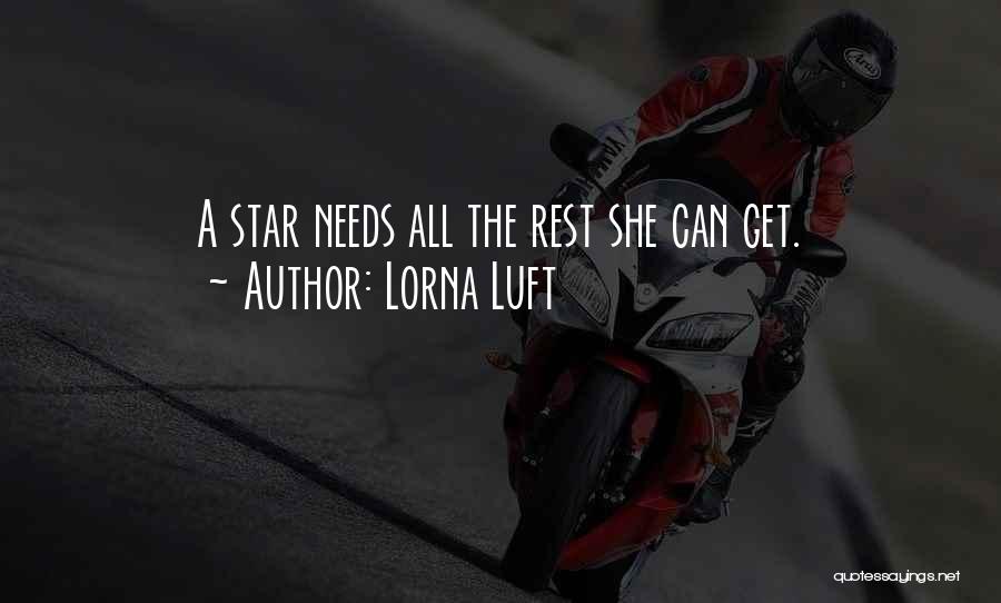 All Star Quotes By Lorna Luft