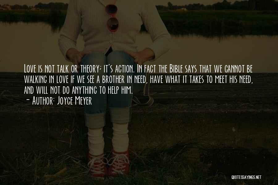 All Talk No Action Quotes By Joyce Meyer