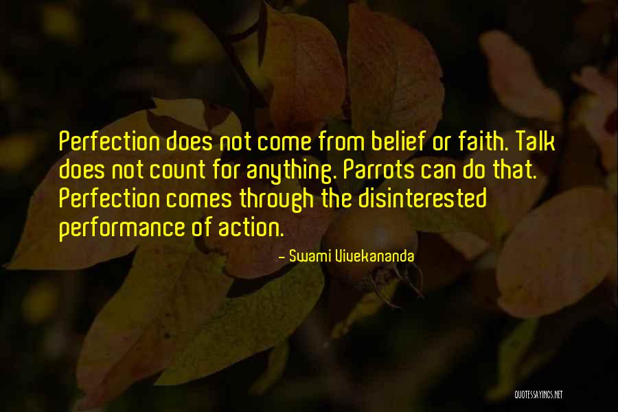 All Talk No Action Quotes By Swami Vivekananda