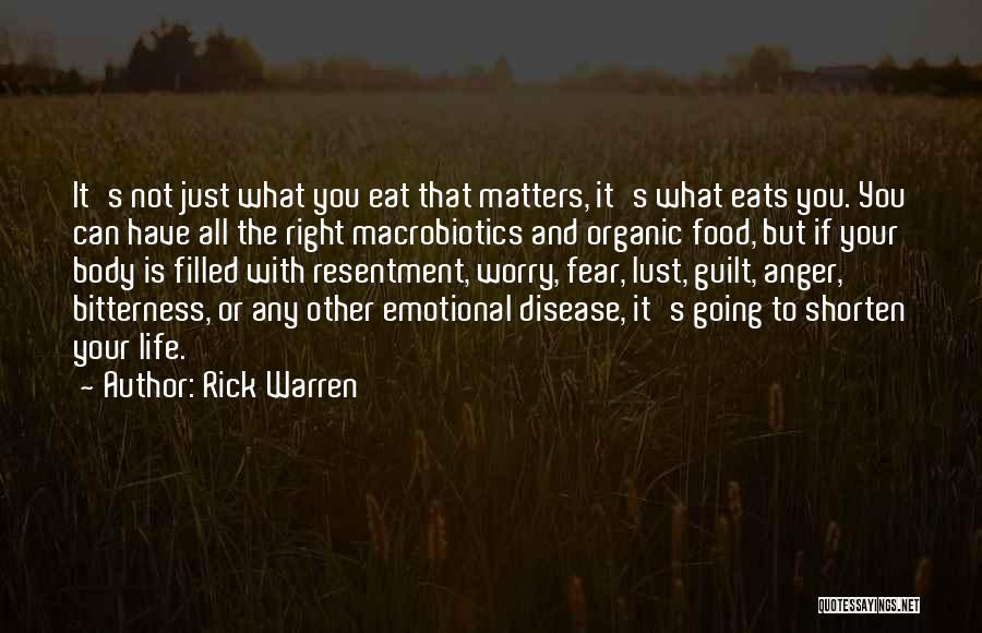 All That Matters Is Quotes By Rick Warren