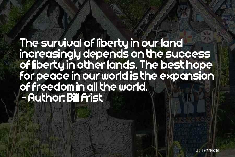 All The Best Success Quotes By Bill Frist