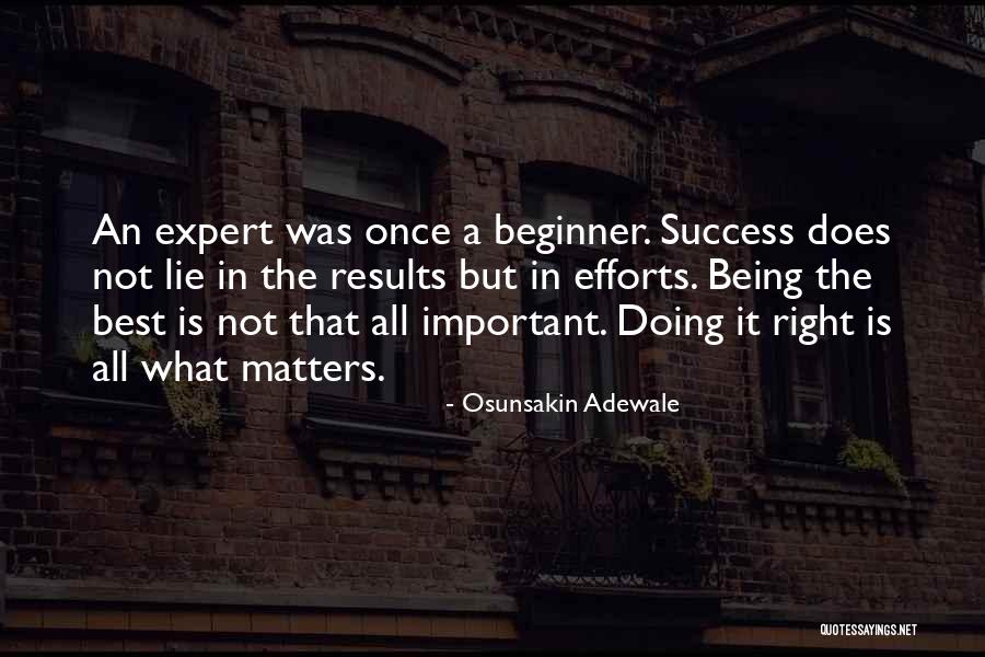 All The Best Success Quotes By Osunsakin Adewale