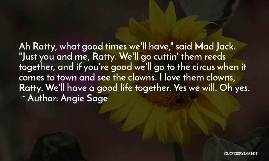 All The Good Times We Had Together Quotes By Angie Sage