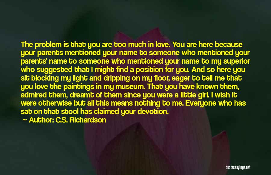 All The Love I Have For You Quotes By C.S. Richardson