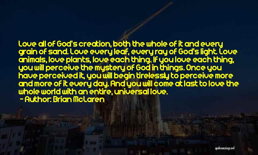 All The Love In The World Quotes By Brian McLaren