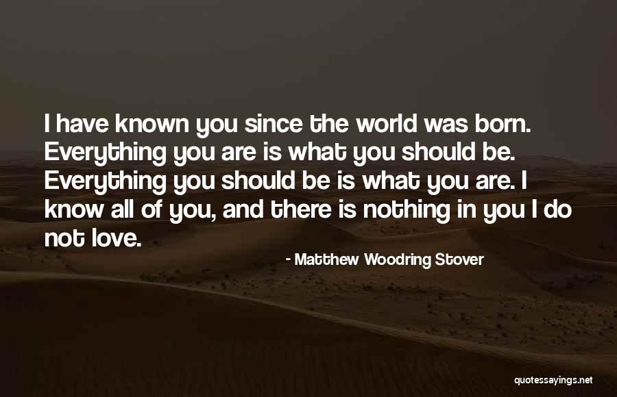 All The Love In The World Quotes By Matthew Woodring Stover