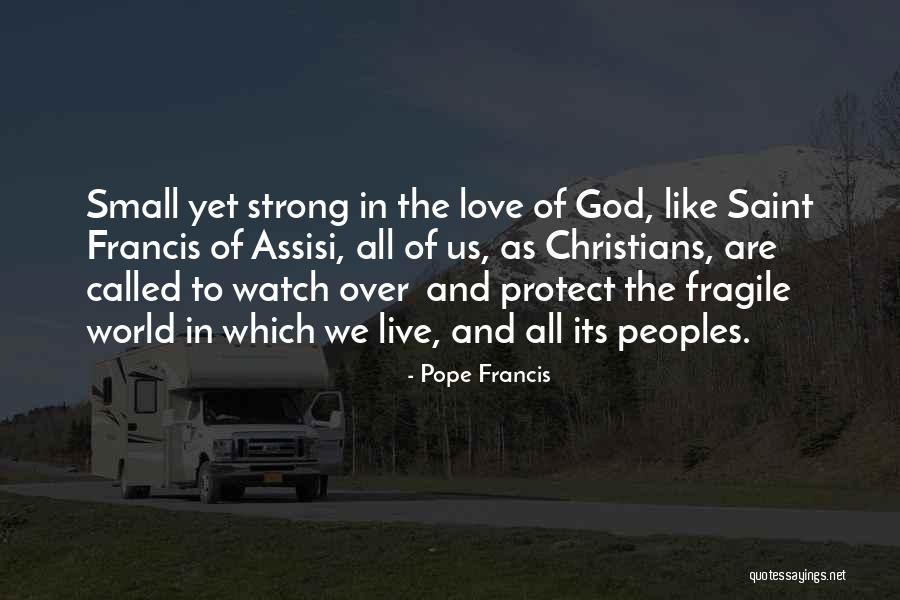 All The Love In The World Quotes By Pope Francis