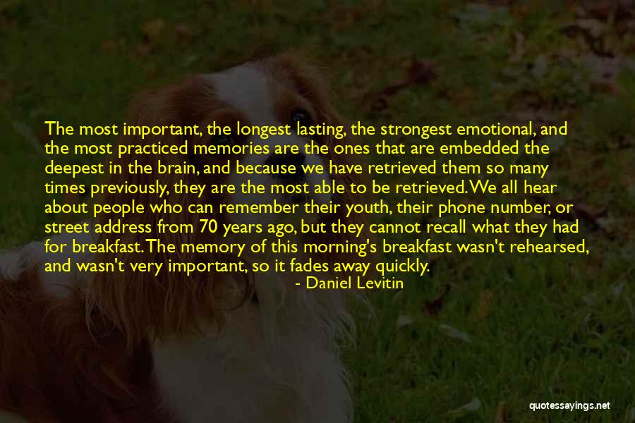 All The Memories We Had Quotes By Daniel Levitin All The Memories We Had Quotes By Daniel Levitin