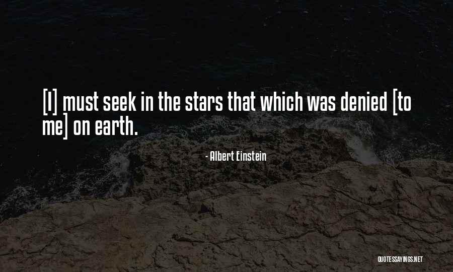 All The Stars Denied Quotes By Albert Einstein