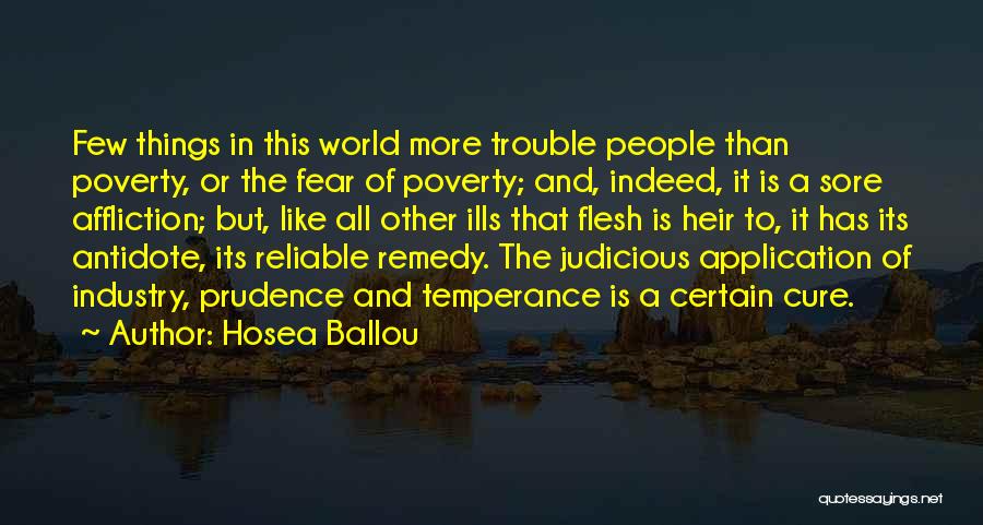 All The Trouble In The World Quotes By Hosea Ballou