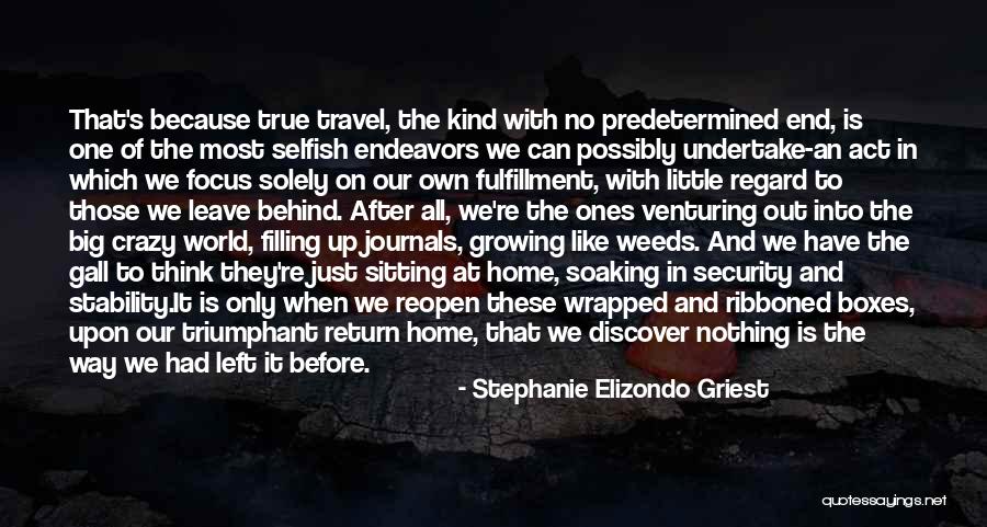 All The Way Home Quotes By Stephanie Elizondo Griest