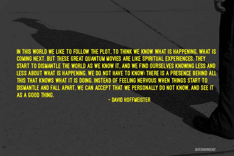 All Things Fall Apart Quotes By David Hoffmeister