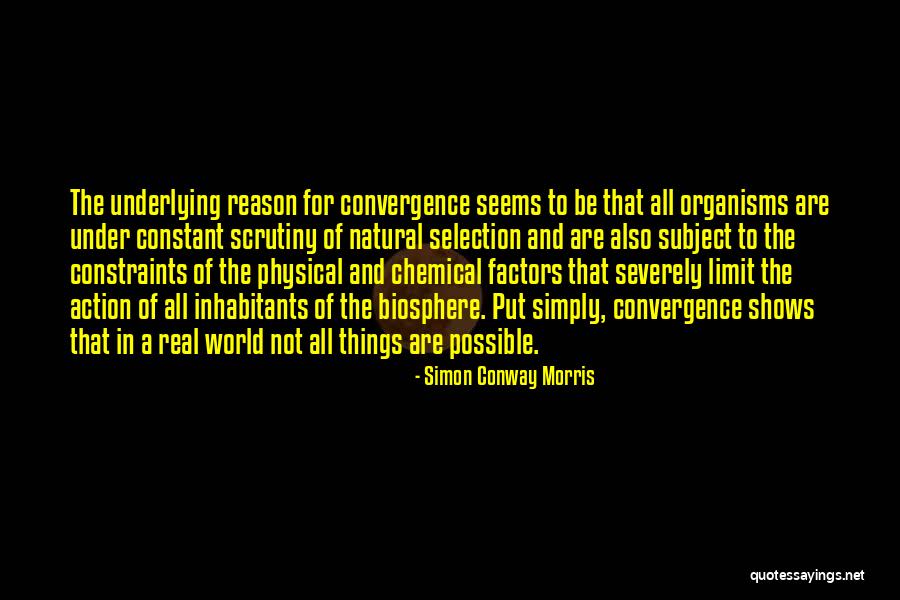 All Things Quotes By Simon Conway Morris