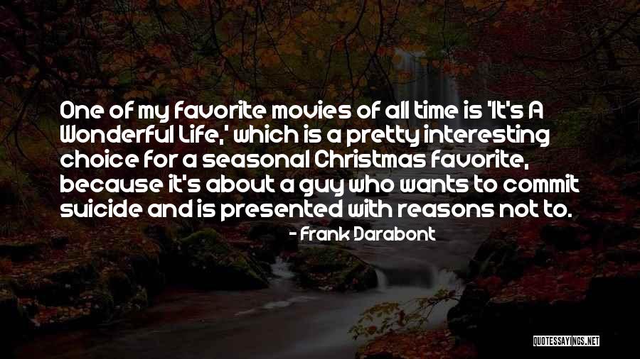 All Time Christmas Quotes By Frank Darabont