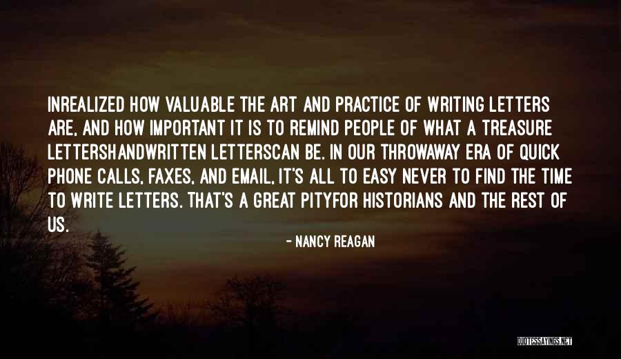 All Time Great Inspirational Quotes By Nancy Reagan