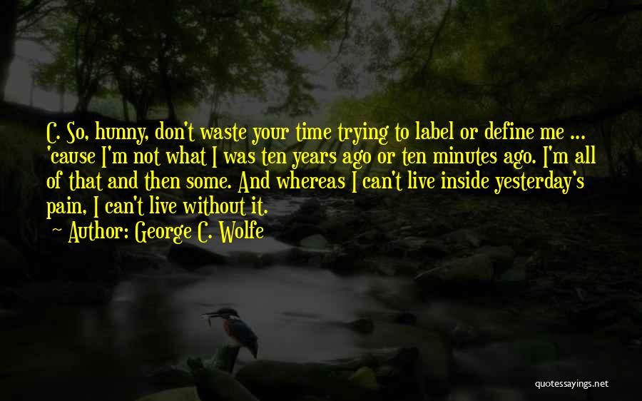 All Time Inspirational Quotes By George C. Wolfe