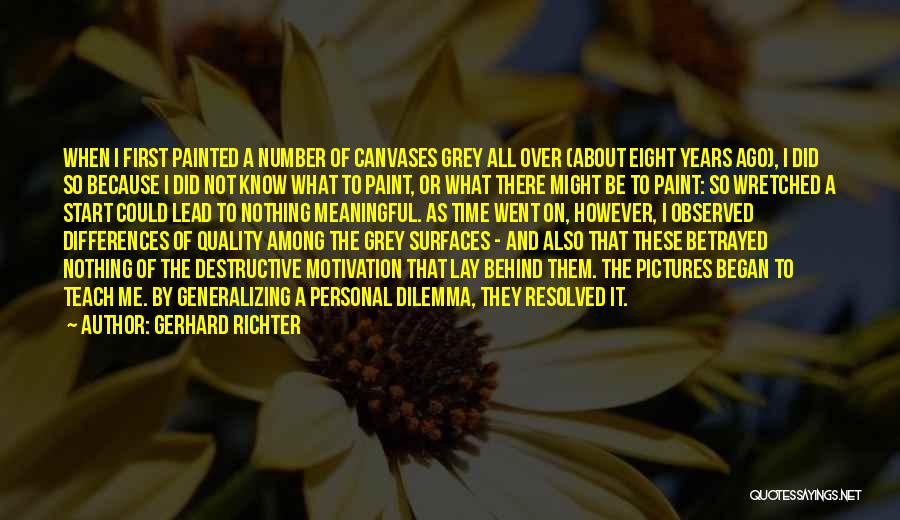 All Time Meaningful Quotes By Gerhard Richter