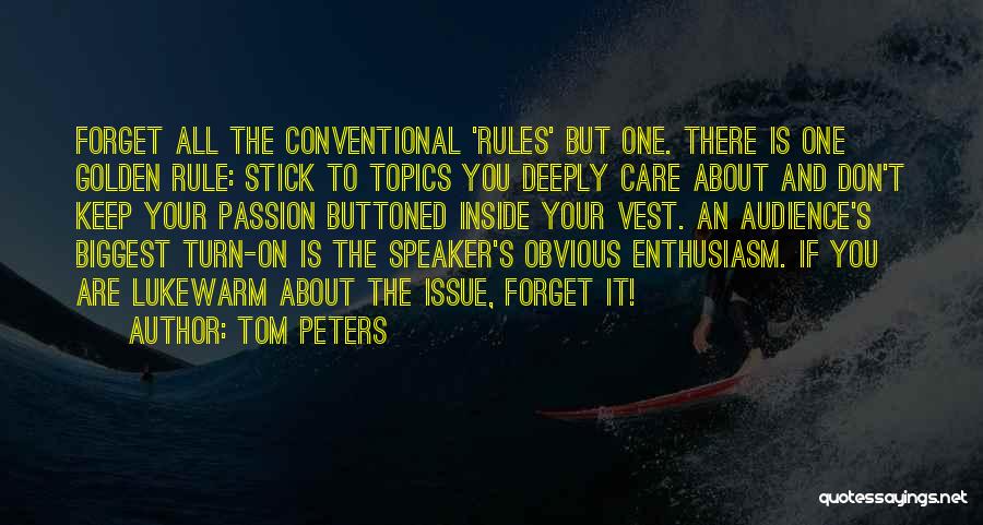 All Topics Quotes By Tom Peters