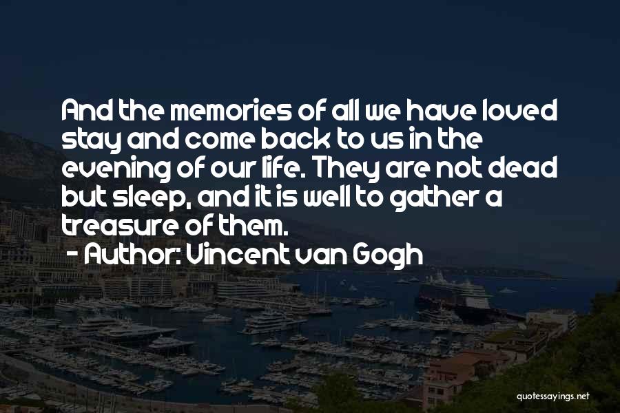 All We Have Is Memories Quotes By Vincent Van Gogh